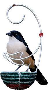 Elaine's Beaded Meal Worm Feeder