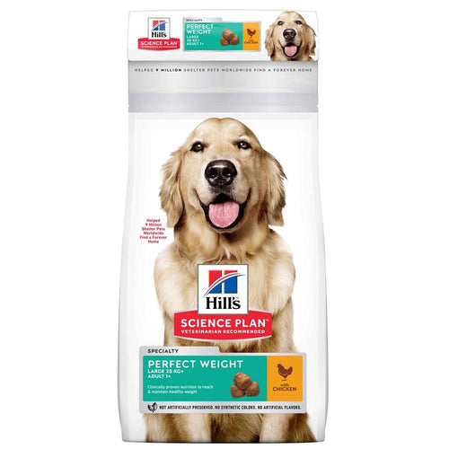 Hill’s Science Plan Adult Perfect Weight Large Breed Dry Dog Food Chicken Flavour