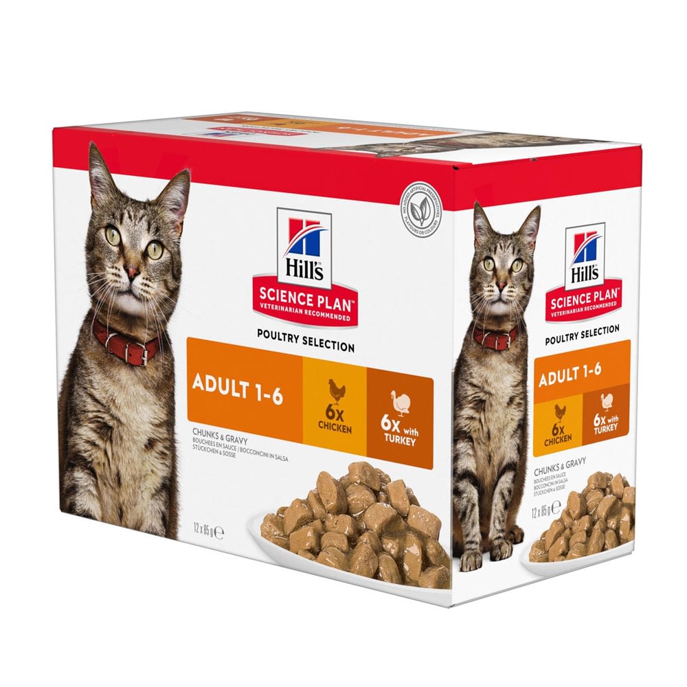 Hill’s Science Plan Adult Wet Cat Food Chicken & Turkey Flavour