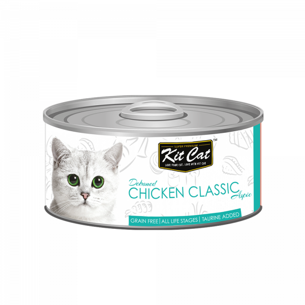 Kit Cat Deboned Chicken Classic Aspic Wet Cat Food