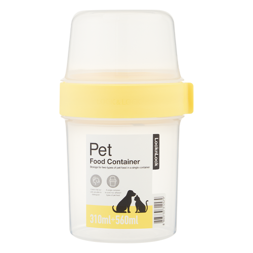 LocknLock Pet Food Container 560+310ML