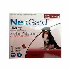 NexGard XLarge dog 25-50KG 1 tablet