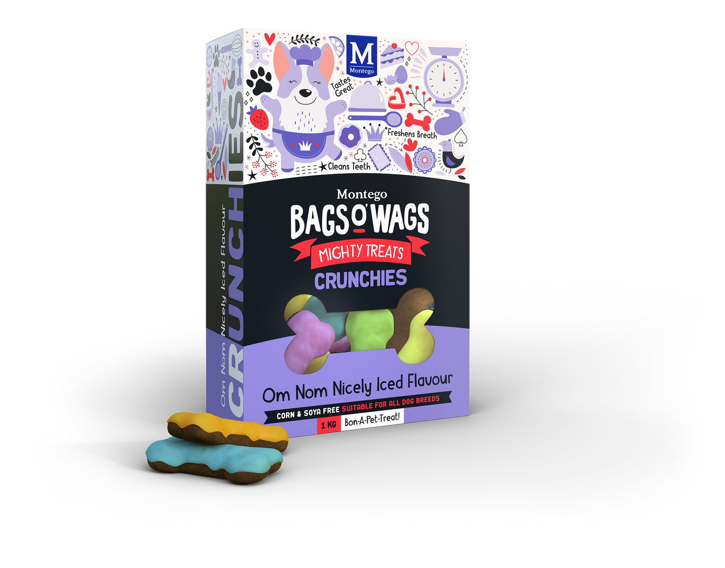 Montego Bags O' Wags Nicely Iced 1kg