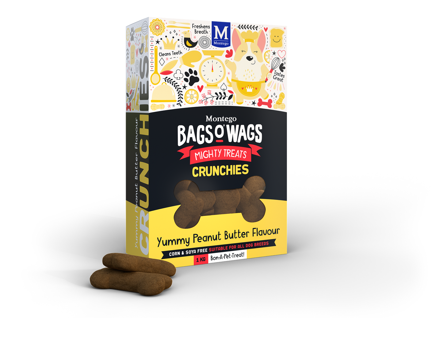 Montego Bags O' Wags Peanut Butter - 1kg