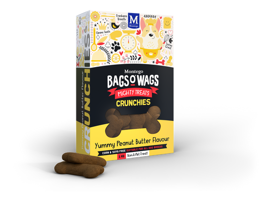 Montego Bags O' Wags Peanut Butter - 1kg