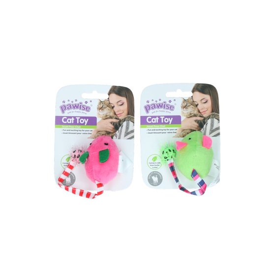 Pawise Plush Mice Toy - Single