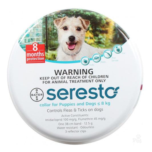 Seresto Collar for dogs <8KG