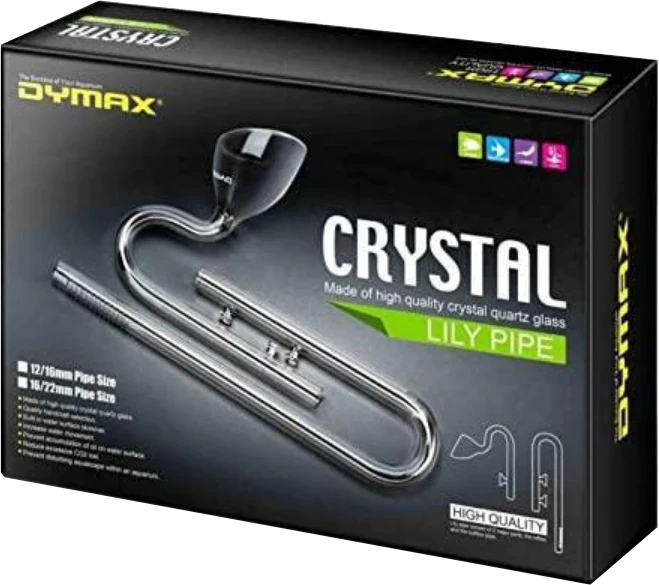 Dymax Crystal Lily Pipe Set