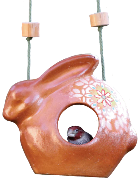 Elaine's Bunny Bird Seed Feeder