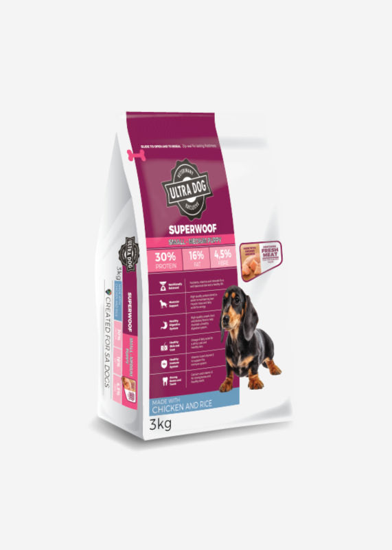 Ultra Dog Superwoof small-medium puppy 3kg