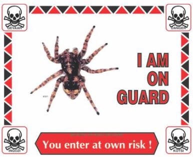Various I'm On Guard Signs