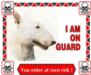 Various I'm On Guard Signs