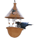 Elaine's Birding Terracotta Suet Feeder