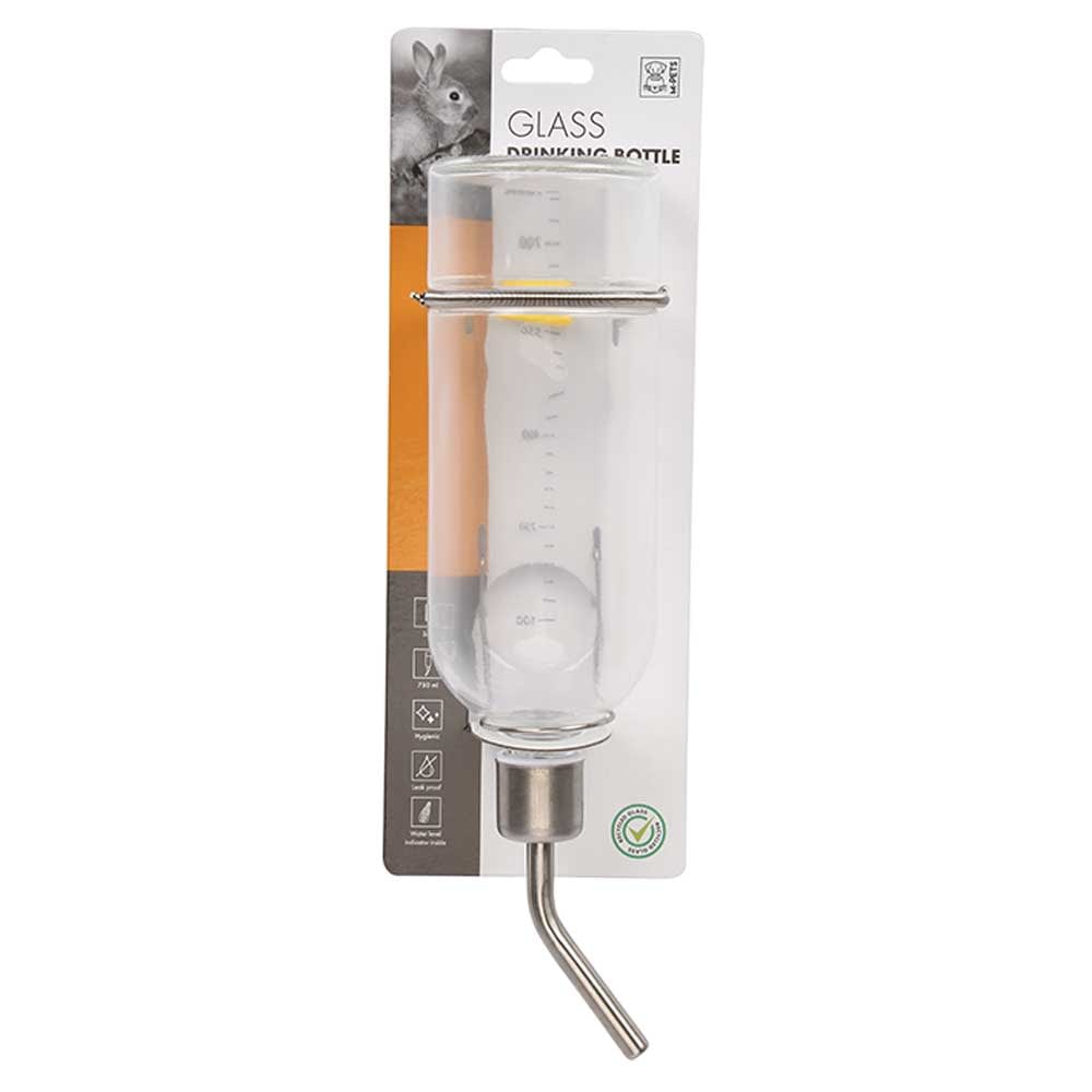 MPETS Glass Drinking Bottle