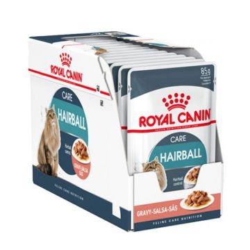 Royal Canin Hairball Cat Pouches - 12pc Box