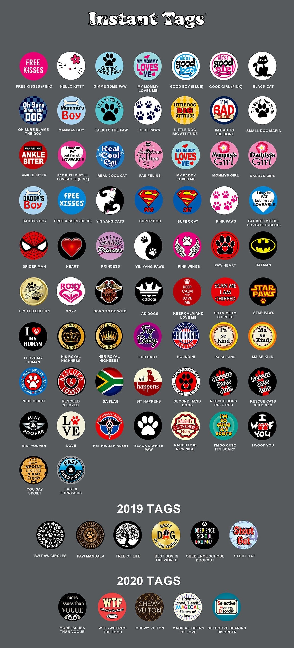 Instant pet tags discount