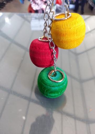 Wooden Bird Toy Mini Barrel