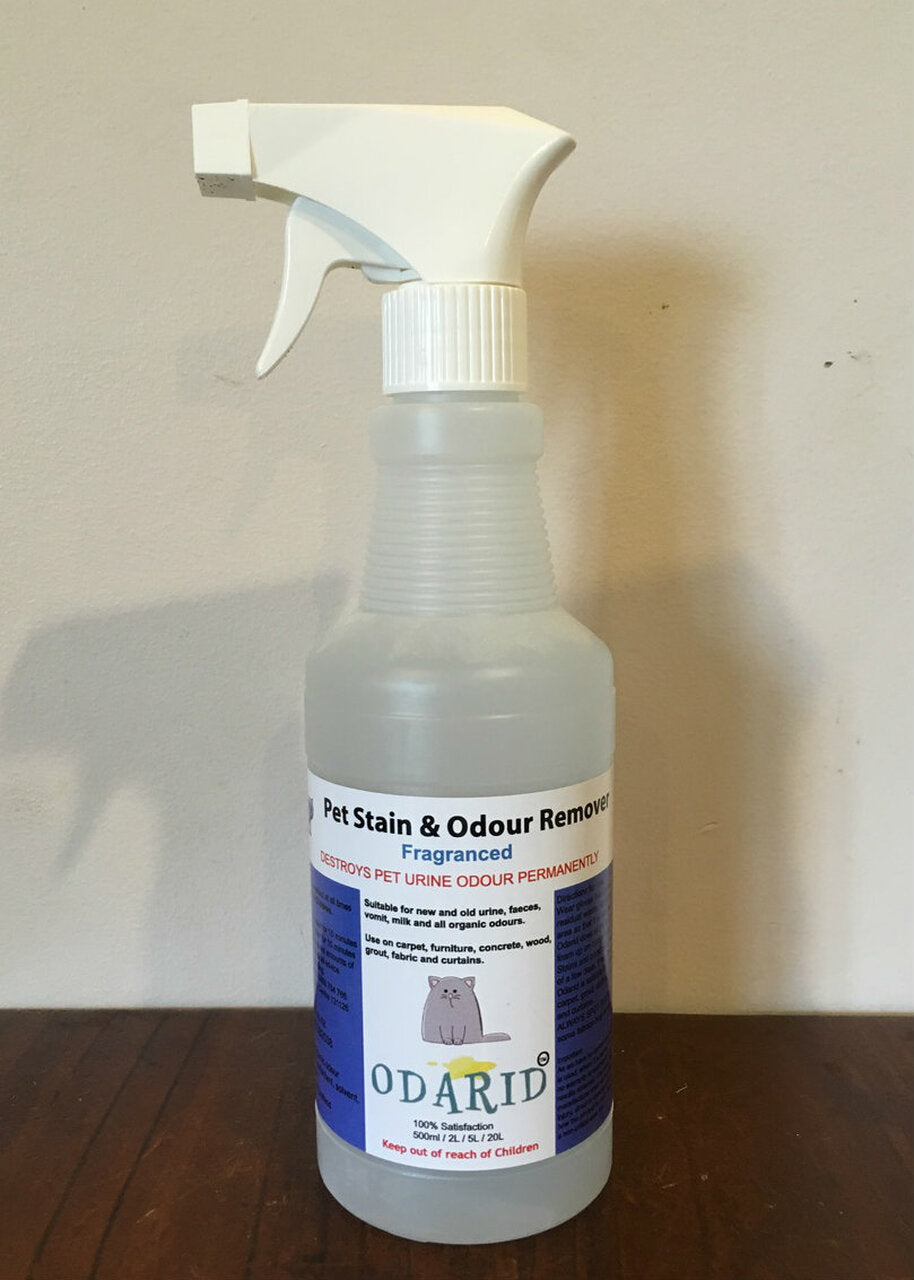 Pet urine outlet odour remover