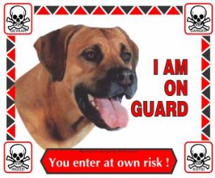 Various I'm On Guard Signs