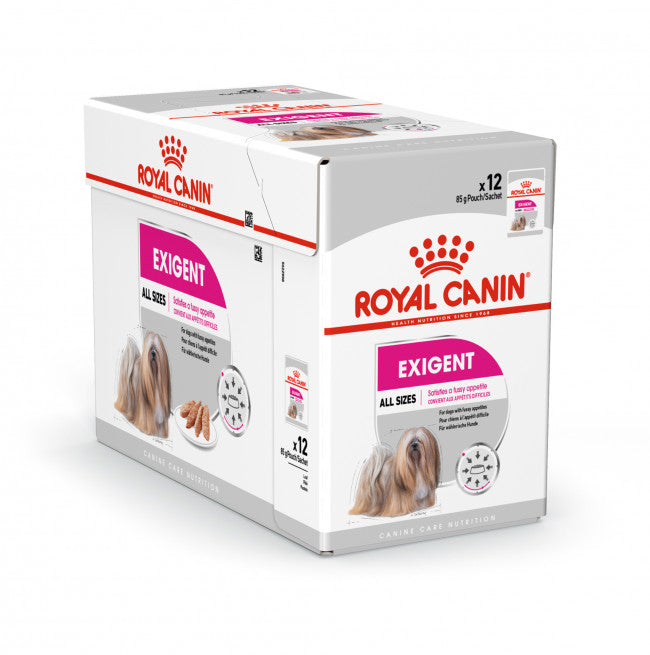 Royal Canin Exigent Dog Pouches - 12pc Box
