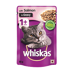 Whiskas Salmon In Gravy Adult Pouch - 85g