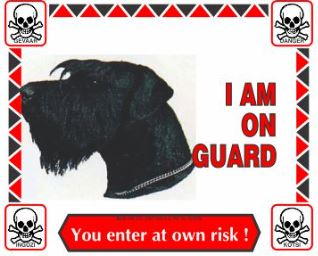 Various I'm On Guard Signs