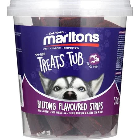 Marltons Semi Moist Treats Biltong Strips