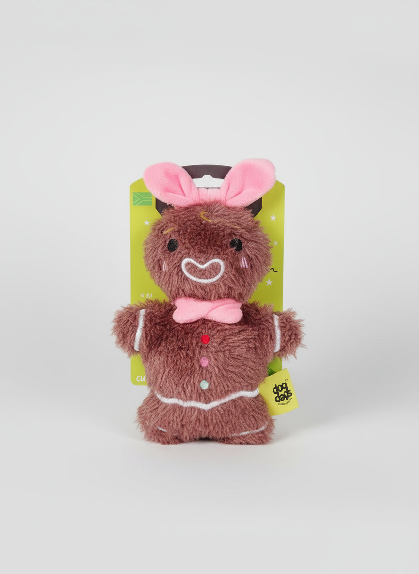 Dogs Life Shy Gingerbread Girl Dog Toy
