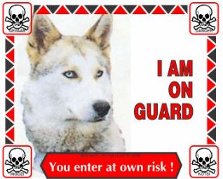 Various I'm On Guard Signs