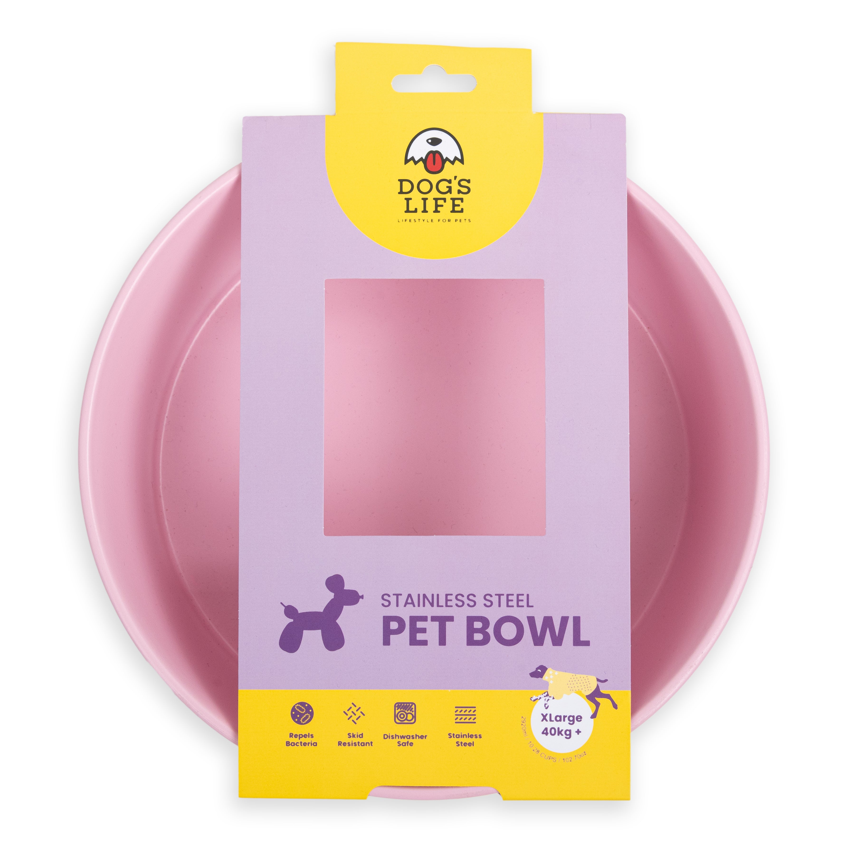 Dog's Life Slurp & Burp Stainless Steel Bowls