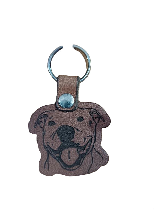 Genuine Leather Keyrings