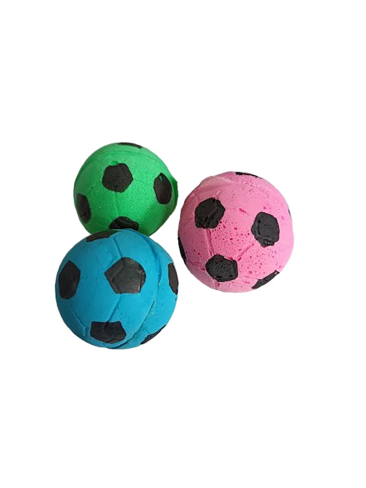 Daro Sponge Ball Cat Toy - Assorted Color - Singles