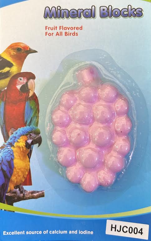 Fruit Flavored Mineral Blocks for Birds