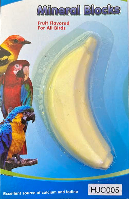 Fruit Flavored Mineral Blocks for Birds