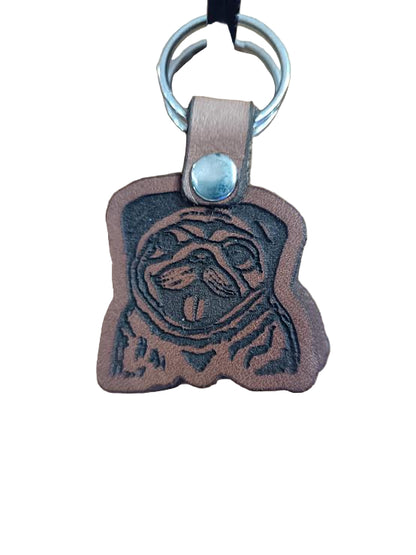 Genuine Leather Keyrings