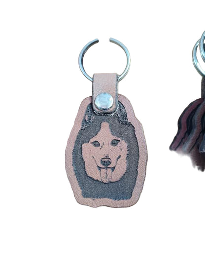 Genuine Leather Keyrings