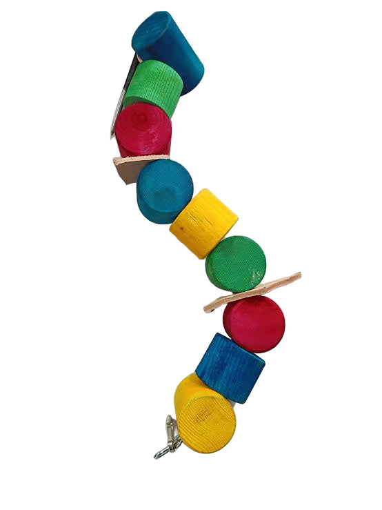 Wooden Bird Toy - Snake