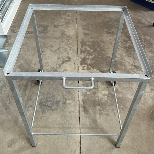 Royal Square Cage Stand With Wheels, Galvanized