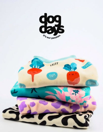 Dog Days Flowers Sweatshirt (Pink)