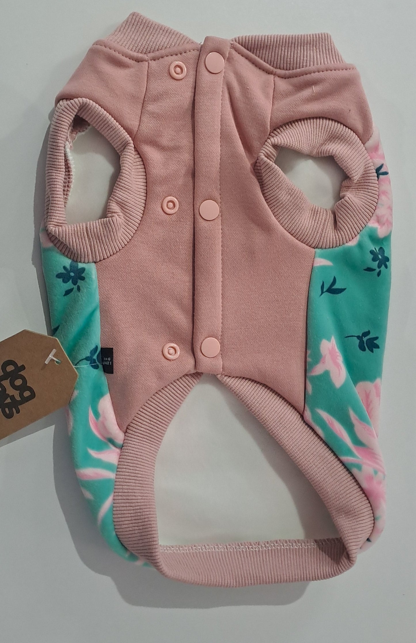 Dog Days Flowers Sweatshirt (Pink)
