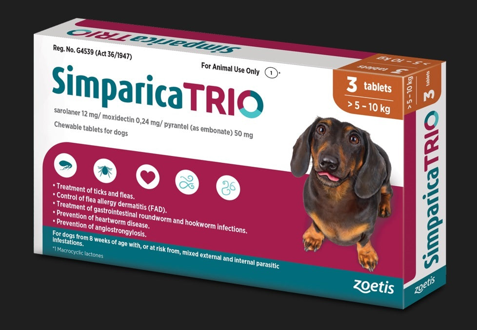 SIMPARICA TRIO 5.1kg - 10kg 3's