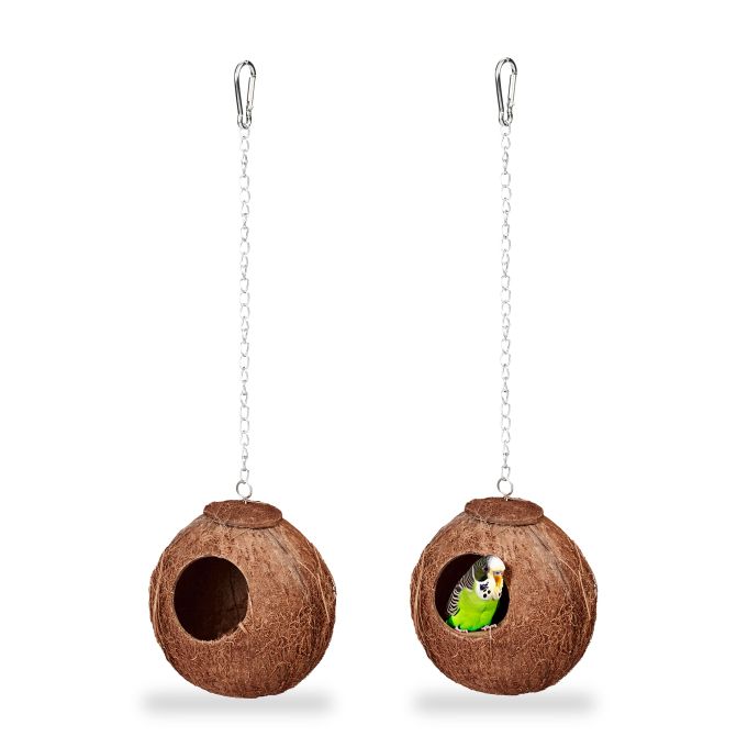 Raw Coconut Nest With Chain