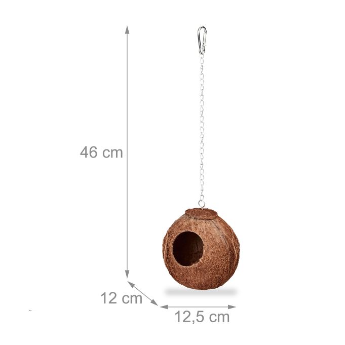 Raw Coconut Nest With Chain