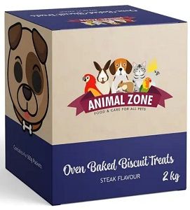 Animal Zone Dog Biscuits Steak -  2kg