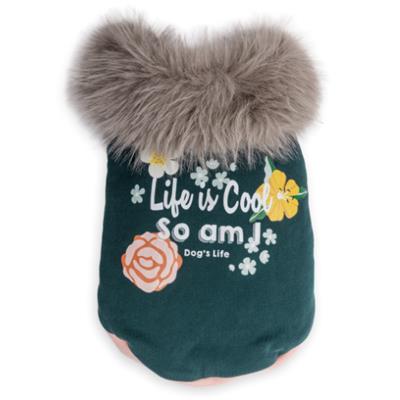 DLWN Life Is Cool Winter Cape - Green
