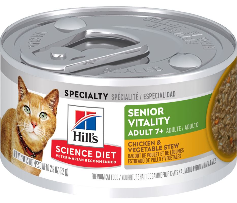 Hill's SP Feline Senior Vitality Stew 82G