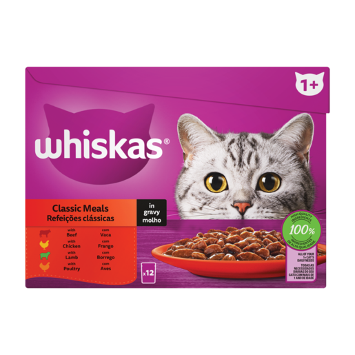 Whiskas Classic Meals  Selection In Gravy