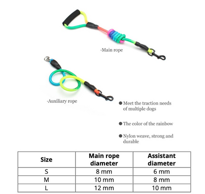 Nylon Dog Detachable Leash