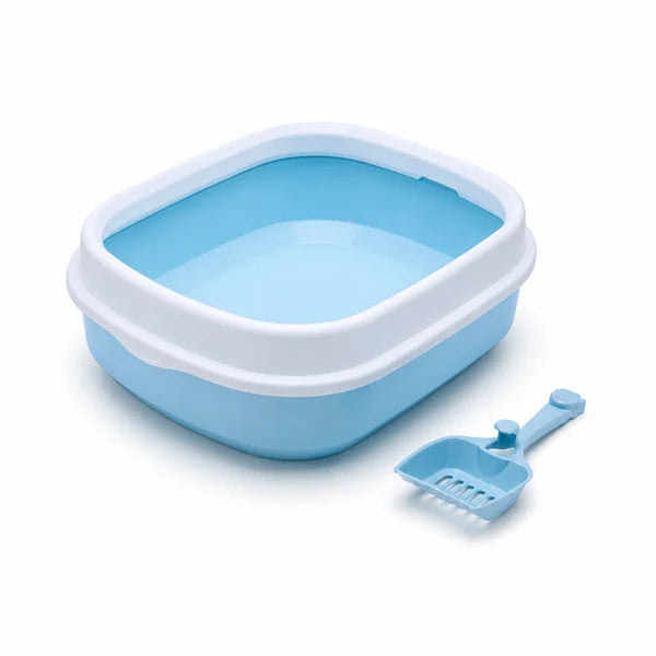 Pastel Square Cover Cat Litter Box