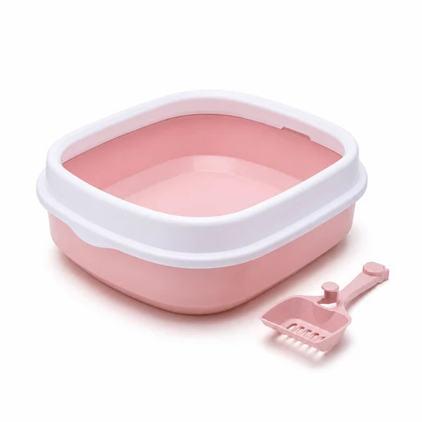 Pastel Square Cover Cat Litter Box